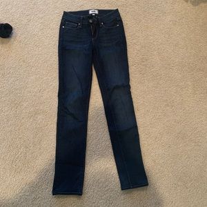 Paige size 25 dark wash